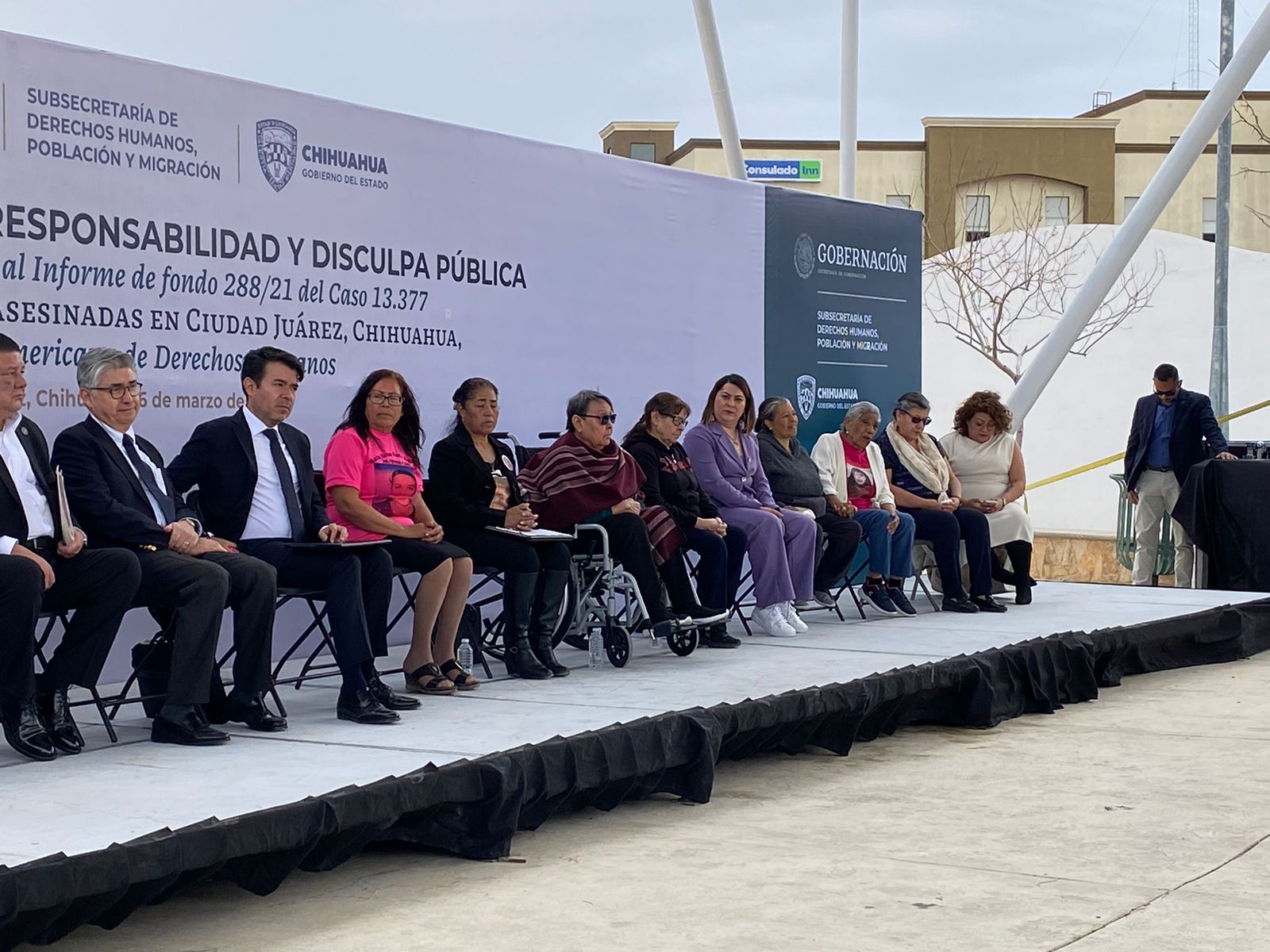 Reconocimiento y disculpa a víctimas en Memorial de Campo Algodonero