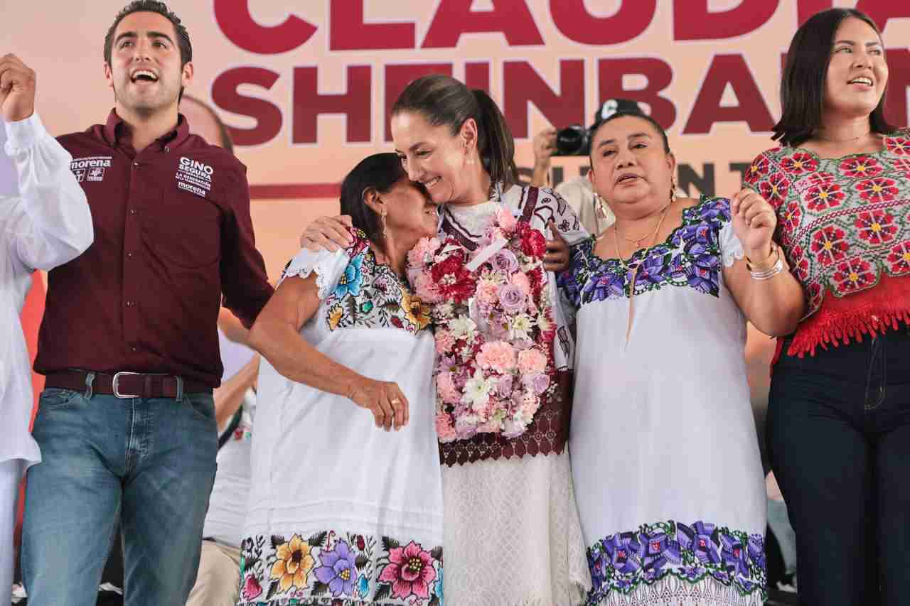 Nombran a Claudia Sheinbaum «Hermana Mayor» por pueblos mayas