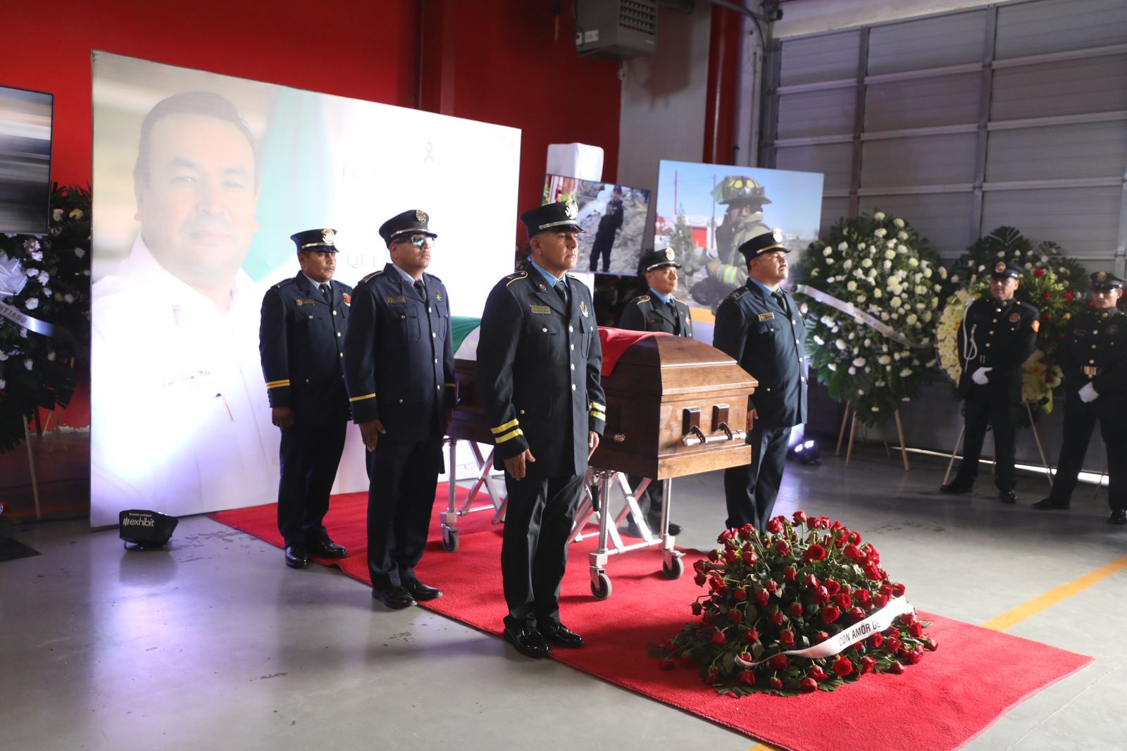Homenaje a Roberto Briones Mota en la Estación Central de&nbsp;Bomberos