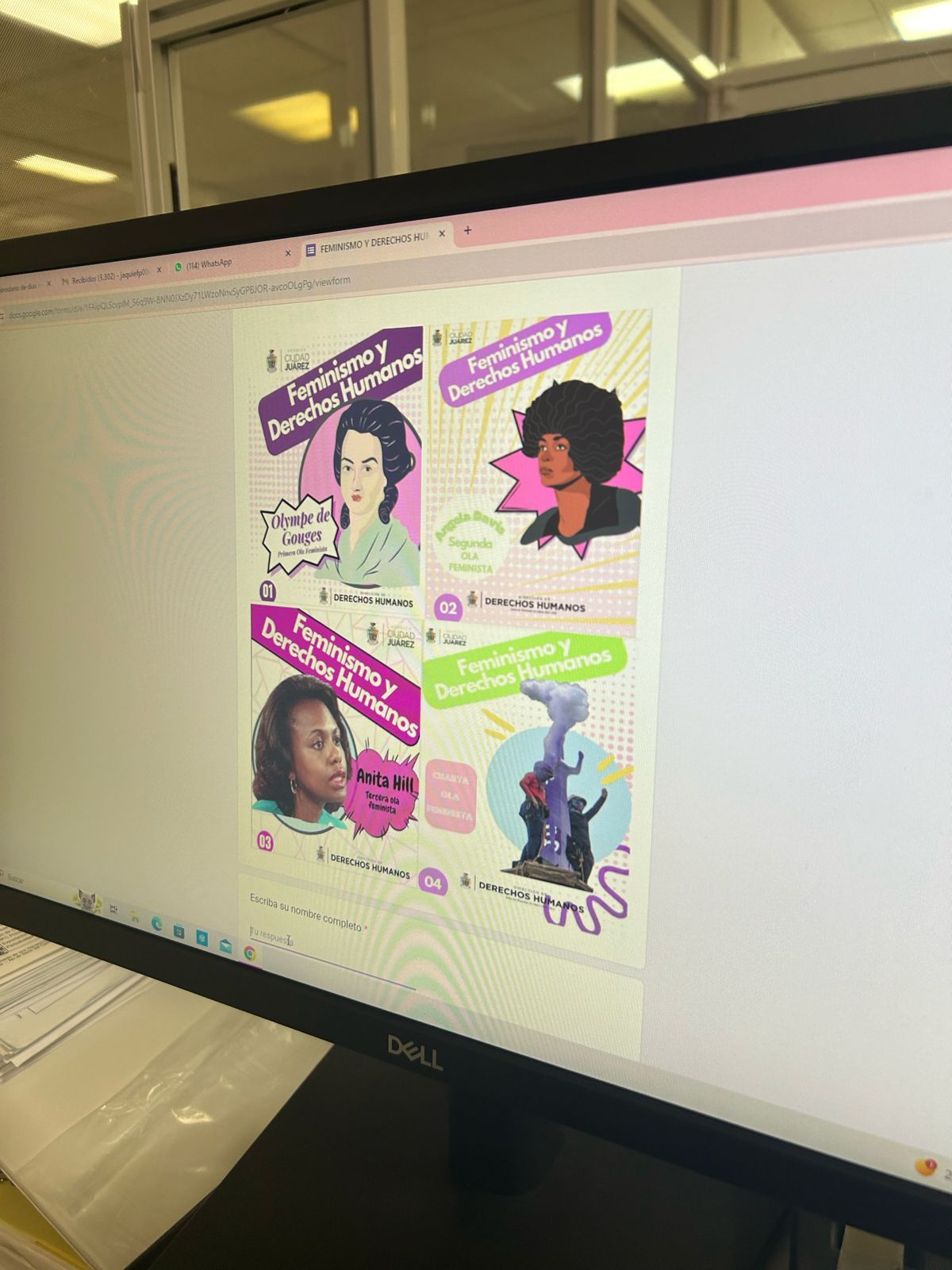 Curso autogestivo sobre «Feminismo y Derechos Humanos» impartido por la Dirección de Derechos Humanos del&nbsp;Municipio