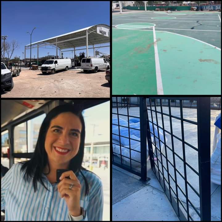 EN EVENTO POLÍTICO, DESTRUYEN PARQUES DE LA CIUDAD