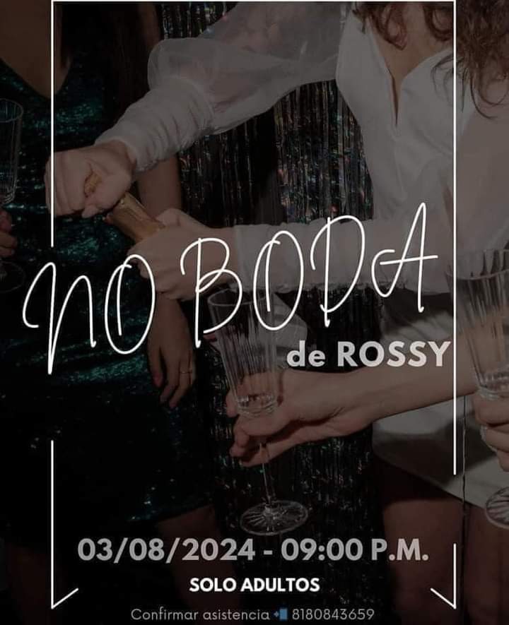 ¡CANCELO SU BODA, PERO LA FIESTA&nbsp;CONTINÚA!