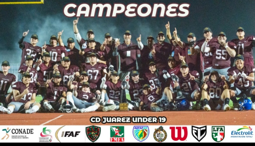 JUARENSES QUEDAN CAMPEONES NACIONALES EN FUTBOL&nbsp;AMERICANO.
