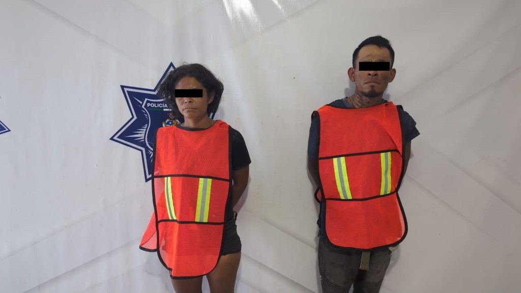 SORPRENDEN A 4 PERSONAS ROBANDO; SSPM&nbsp;INTERVIENE.