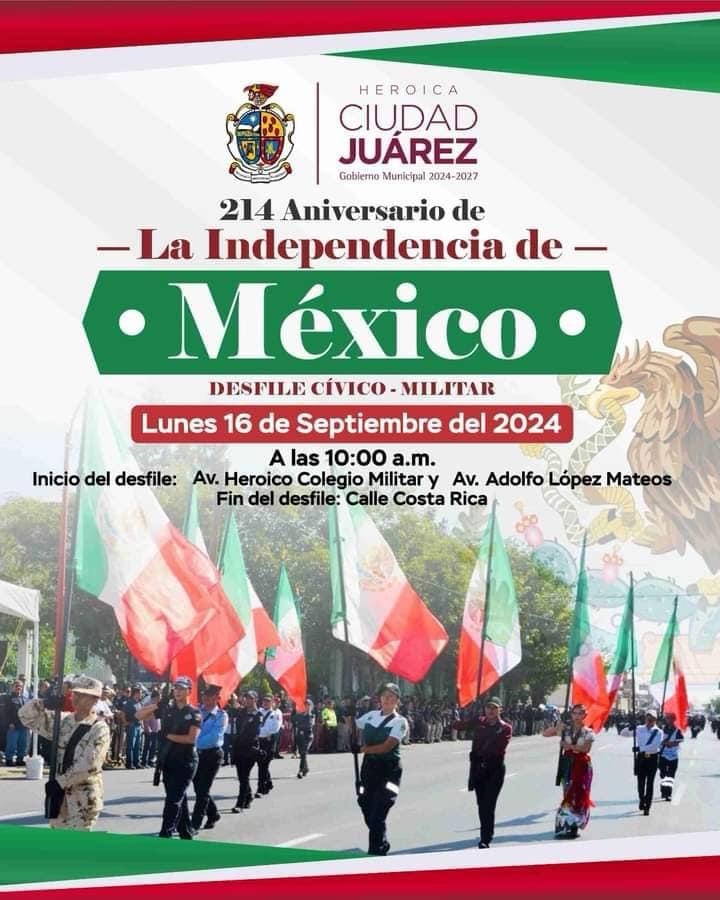 Todo listo para el Desfile Cívico Militar del 16 de&nbsp;septiembre