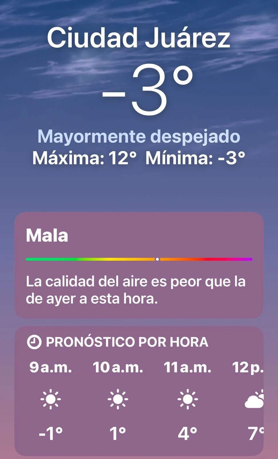 ¡LLEGARON LAS HELADAS A JUÁREZ Y EL PASO! 🥶❄️☃️🧊