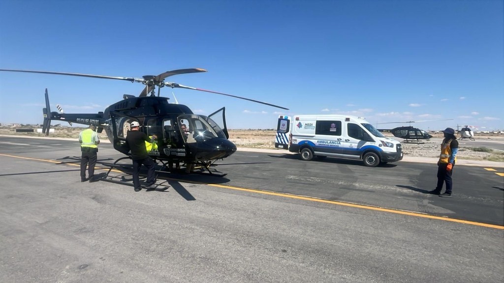 SSPE REALIZA TRASLADO AEROMÉDICO DE MENOR EN&nbsp;JUÁREZ