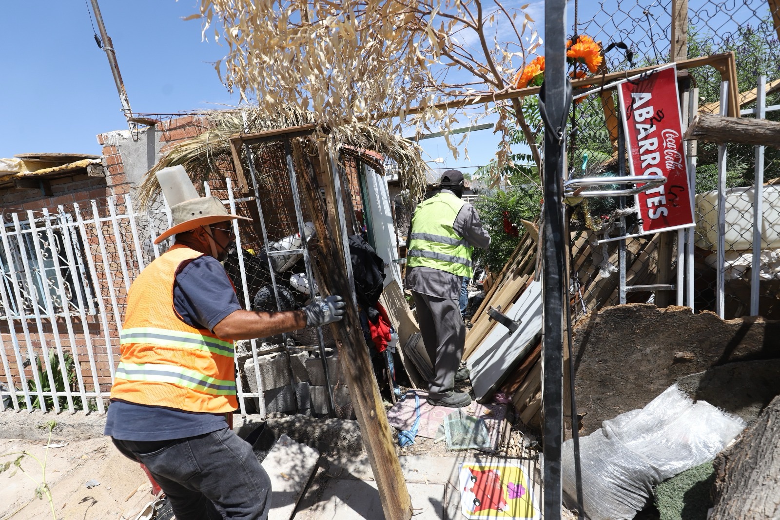 RETIRAN TONELADAS DE TILICHES DE LA COLONIA&nbsp;LIBERTAD