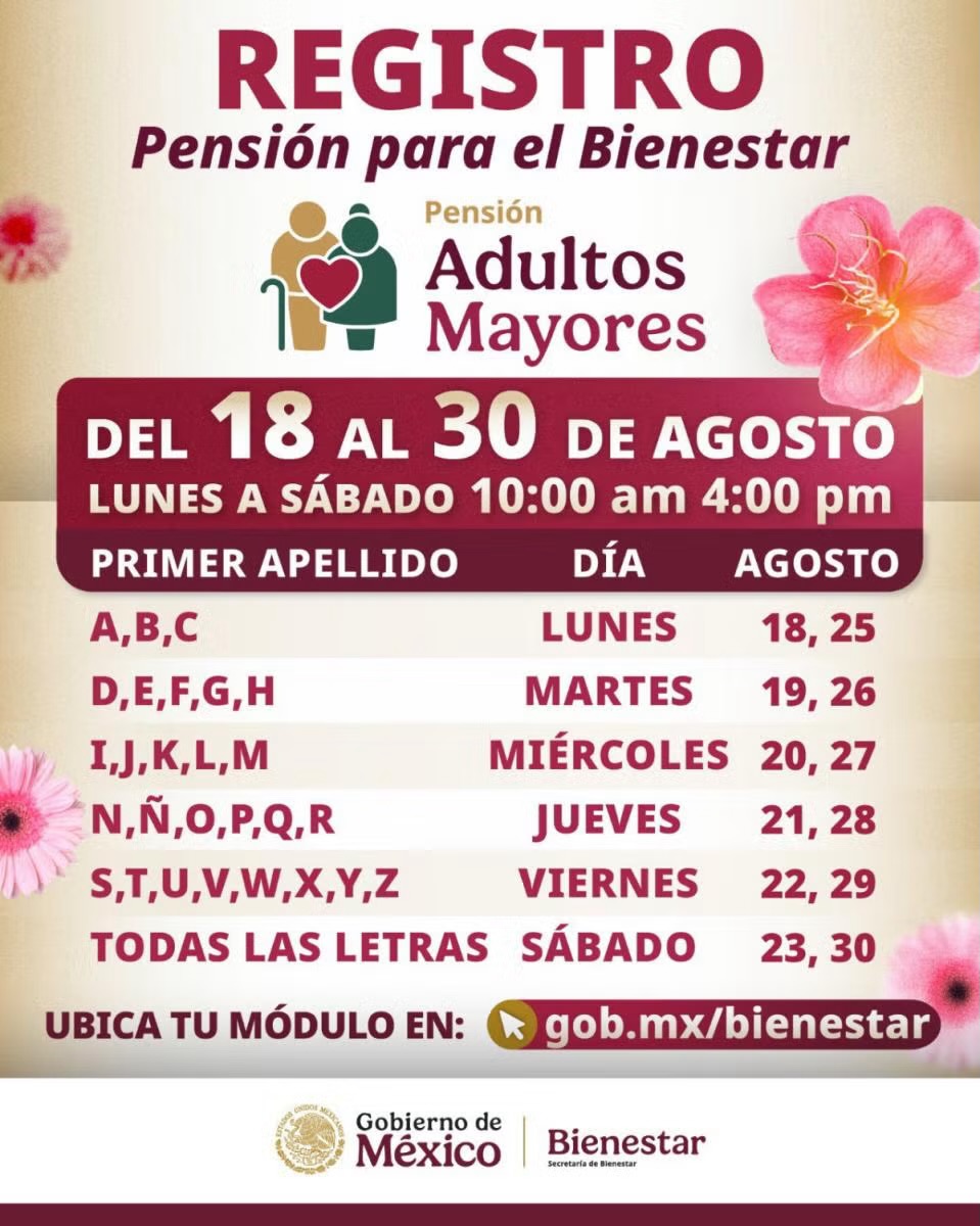ADULTOS MAYORES RECIBIRÁN 6,200 PESOS&nbsp;BIMESTRALES
