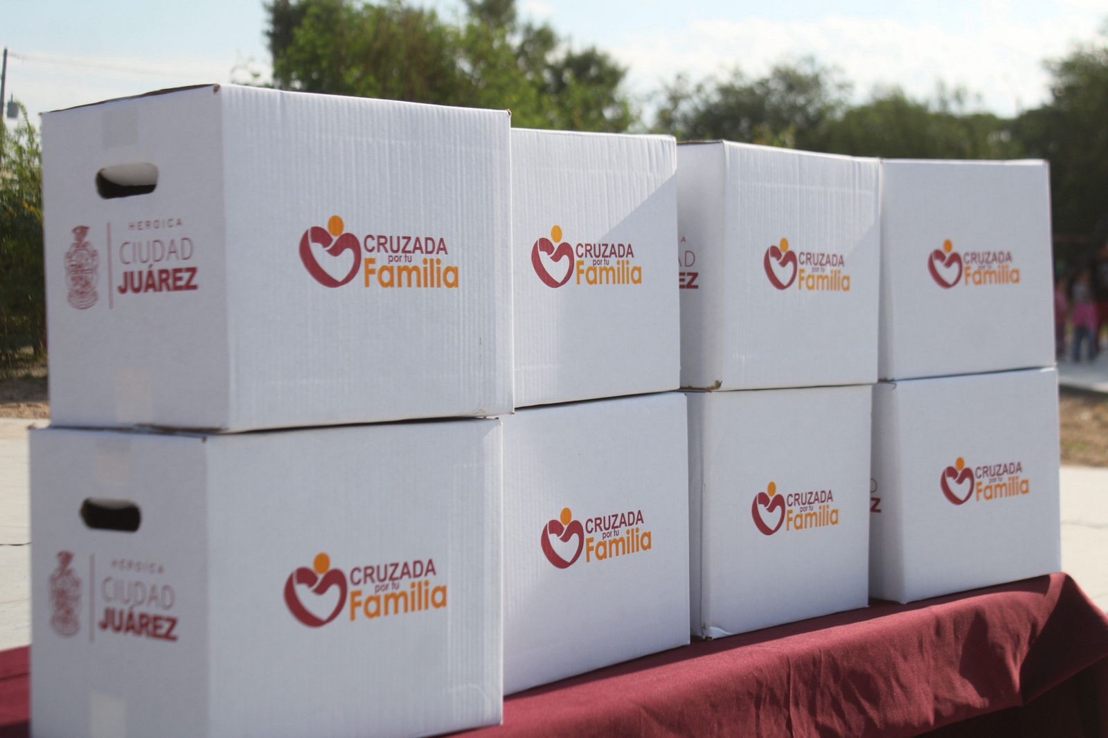 CONTINÚA DISTRIBUCIÓN DE APOYOS Y DESPENSAS EN COLONIAS&nbsp;JUARENSES