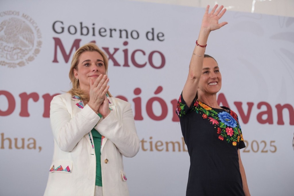 MARU CAMPOS ACOMPAÑA A CLAUDIA SHEINBAUM EN&nbsp;JUÁREZ