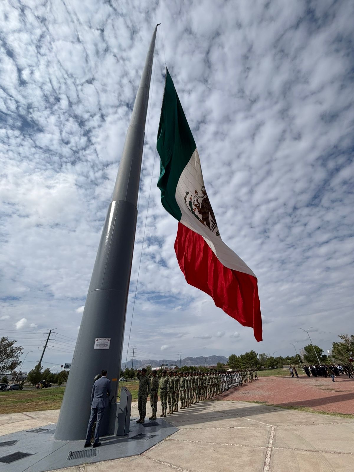 EL MES PATRIO ARRANCA CON CEREMONIA EN EL&nbsp;CHAMIZAL
