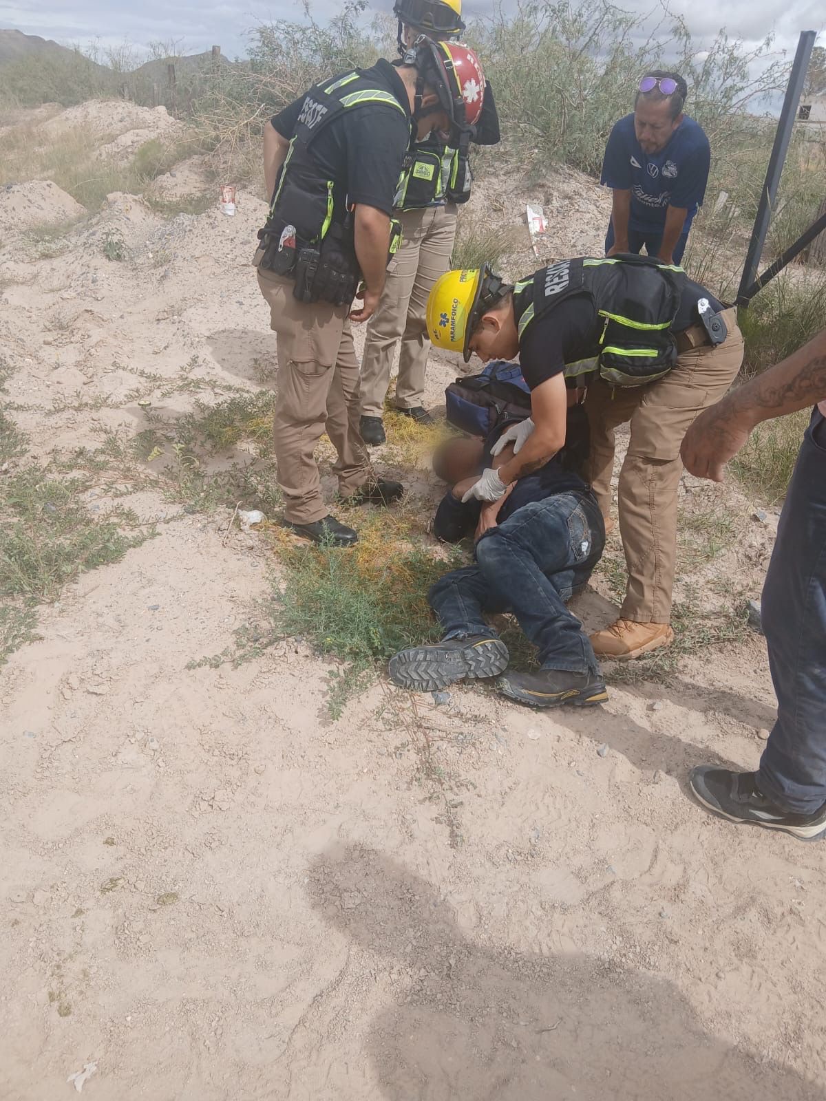 PROTECCIÓN CIVIL ATIENDE ACCIDENTE DE CUATRIMOTO EN&nbsp;SAMALAYUCA