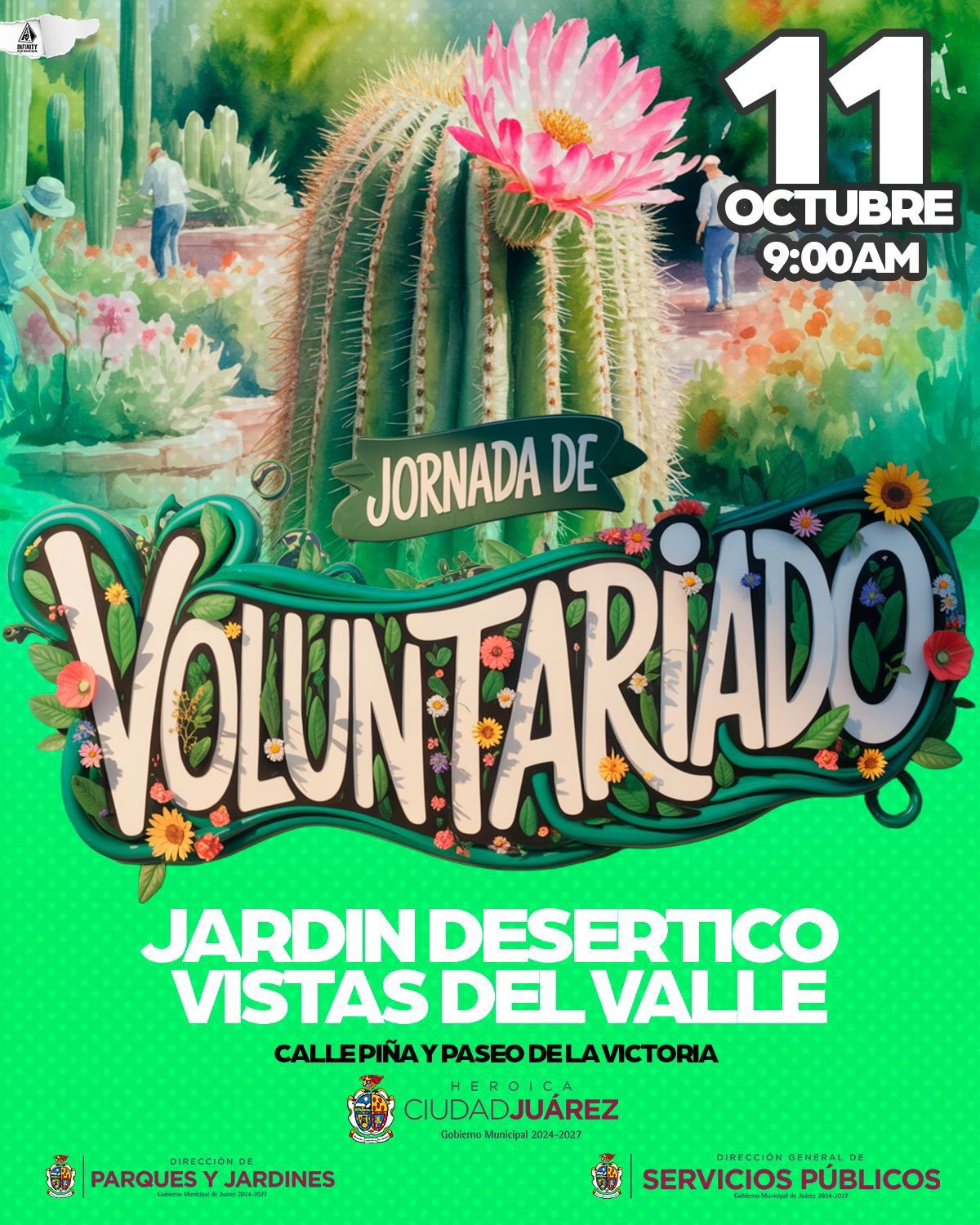 INVITAN A JORNADA DE PARTICIPACIÓN CIUDADANA EN EL JARDÍN DESÉRTICO DE JUÁREZ
