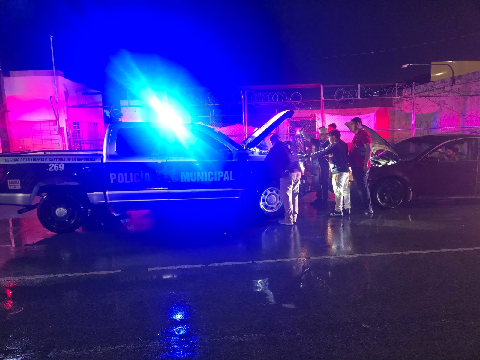 POLICÍA MUNICIPAL ATIENDE 35 REPORTES POR LLUVIAS INTENSAS