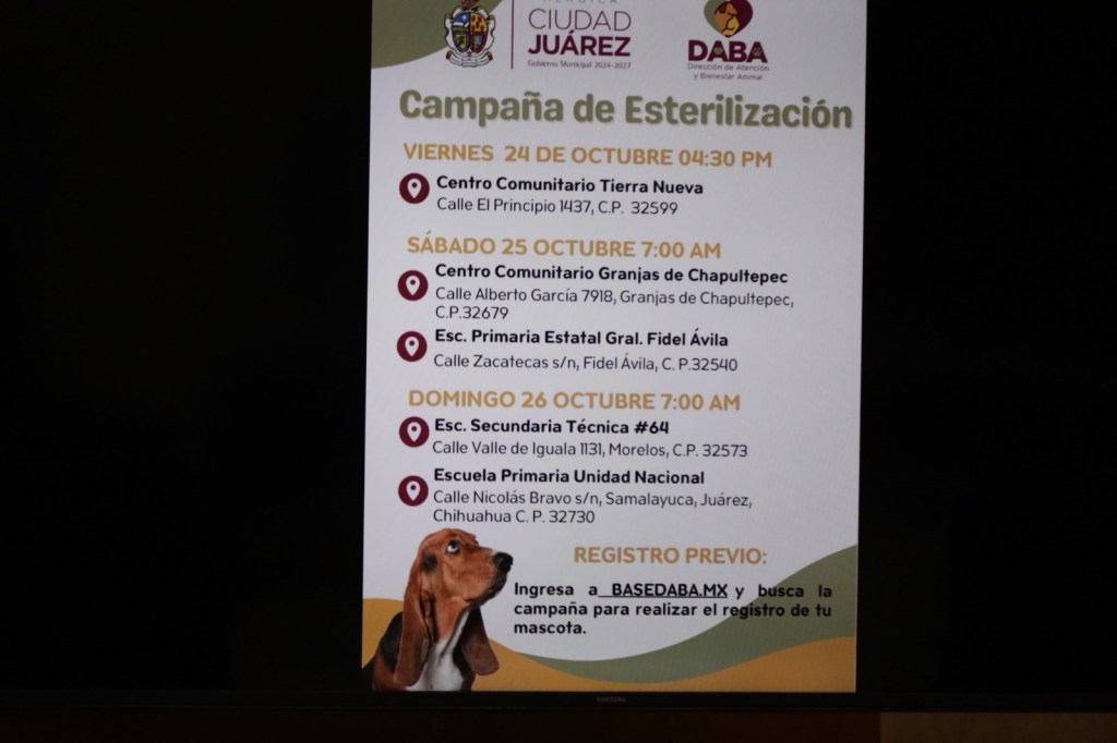 MASCOTAS DE JUÁREZ TENDRÁN ATENCIÓN ESTE FIN DE&nbsp;SEMANA