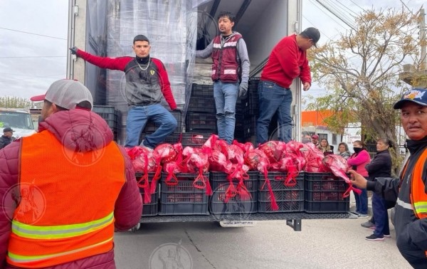 COMIENZA REPARTO DE 10 MIL PIERNAS DE PUERCO EN CD.&nbsp;JUÁREZ