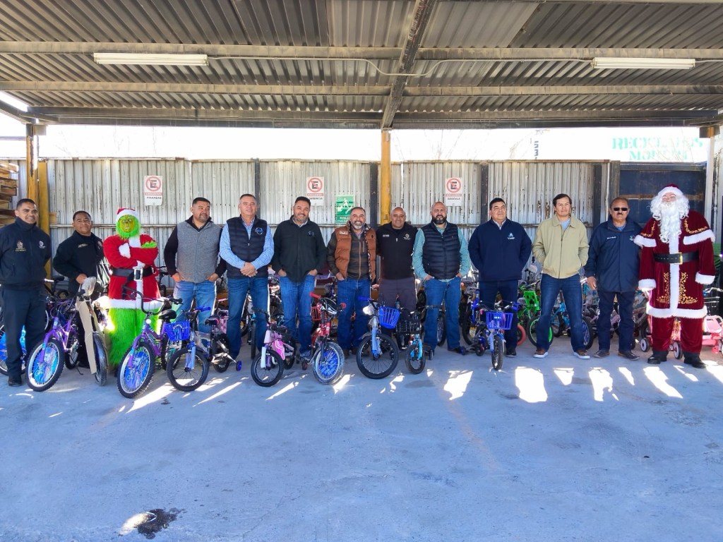 LOS NIÑOS ESTARÁN FELICES; 110 BICICLETAS LLEGAN A SANTA&nbsp;BOMBERO