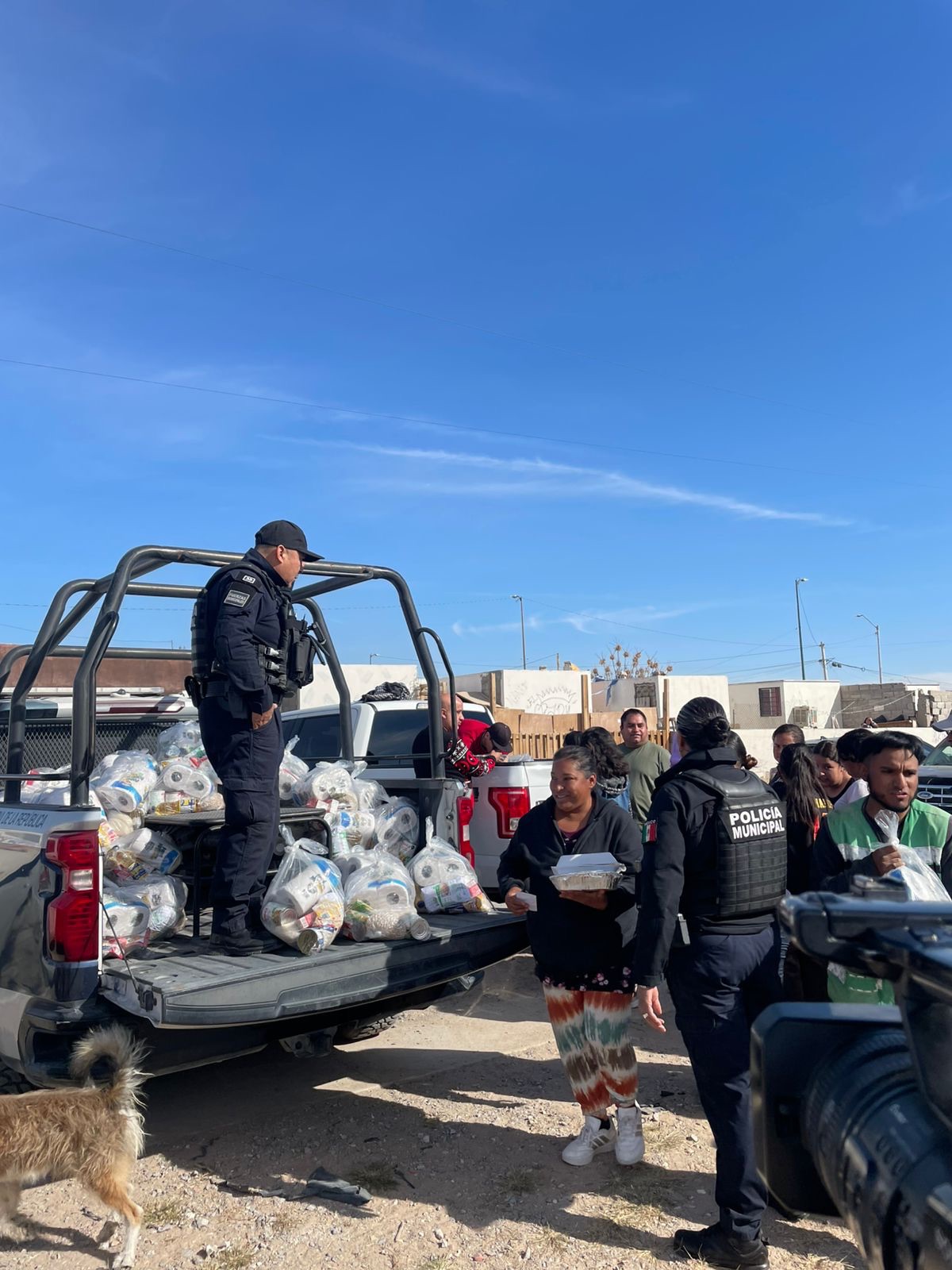 SSPM COORDINA ENTREGA DE DESPENSAS Y JUGUETES