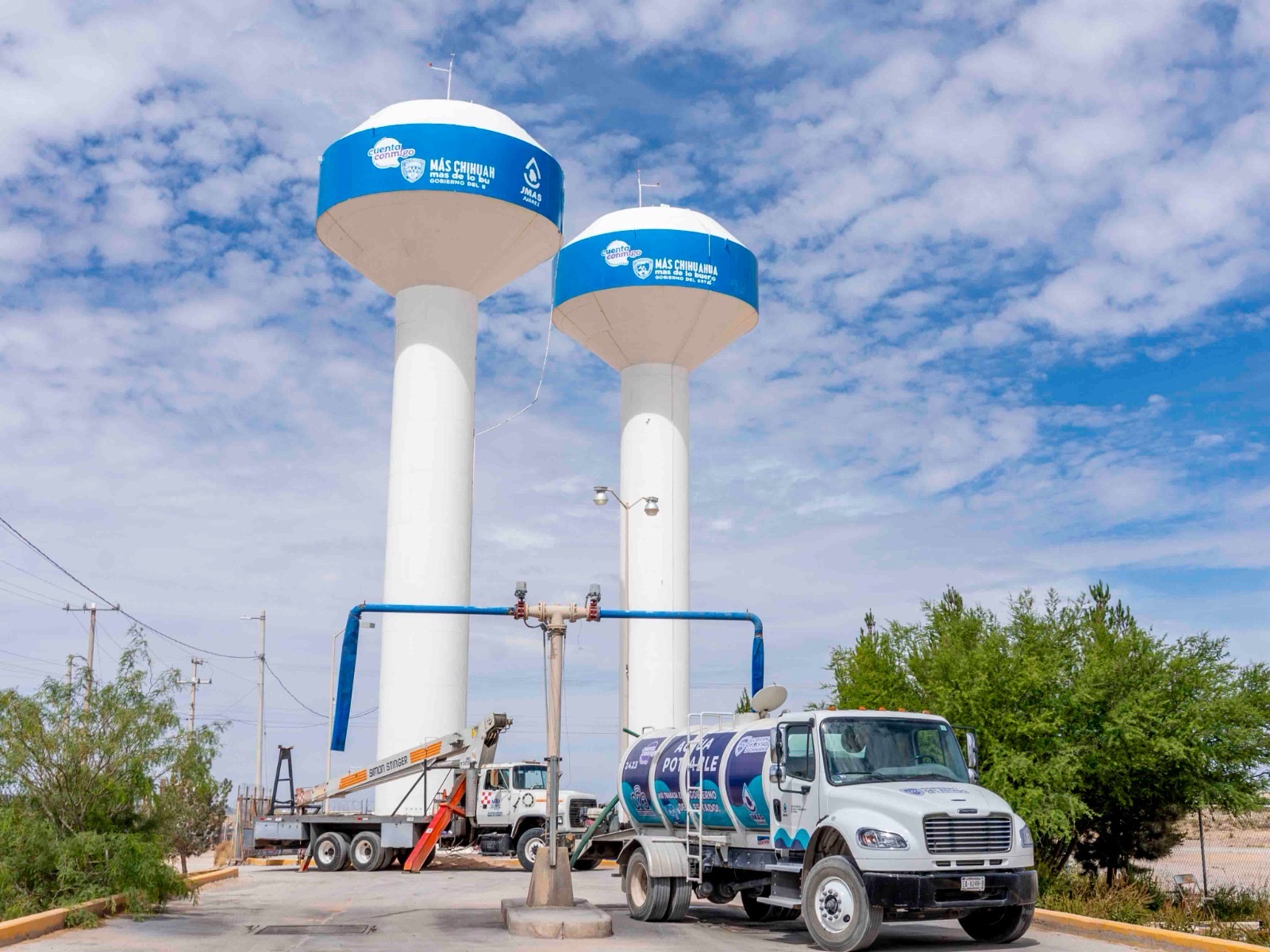 REPARTEN DIEZ MIL LITROS DIARIOS DE AGUA PARA CINCO MIL FAMILIAS JUARENSES
