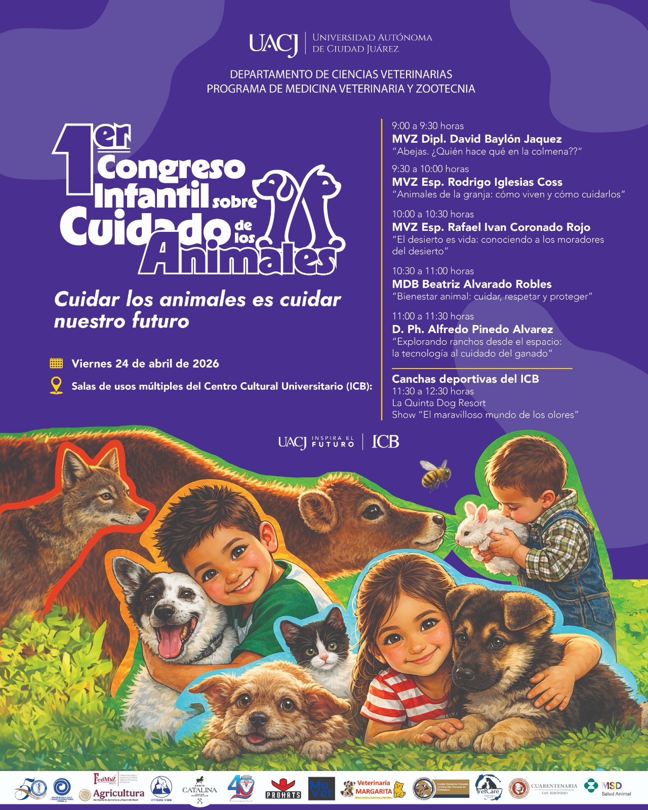 UACJ INVITA A CONGRESO INFANTIL SOBRE CUIDADO DE ANIMALES