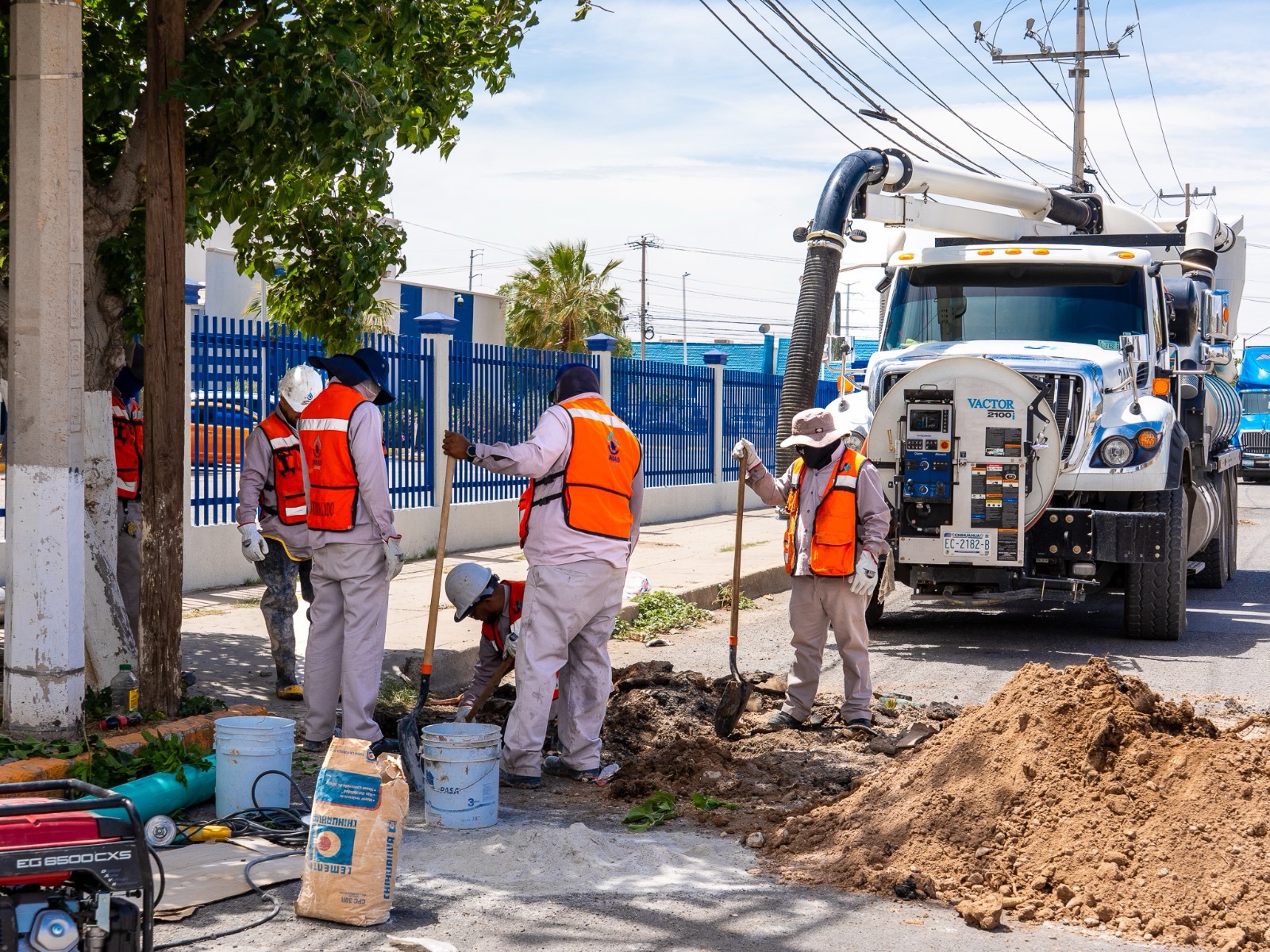 JMAS SUSTITUYE 16 METROS DE TUBERÍA CADUCA EN PARQUE INDUSTRIAL RÍO&nbsp;BRAVO