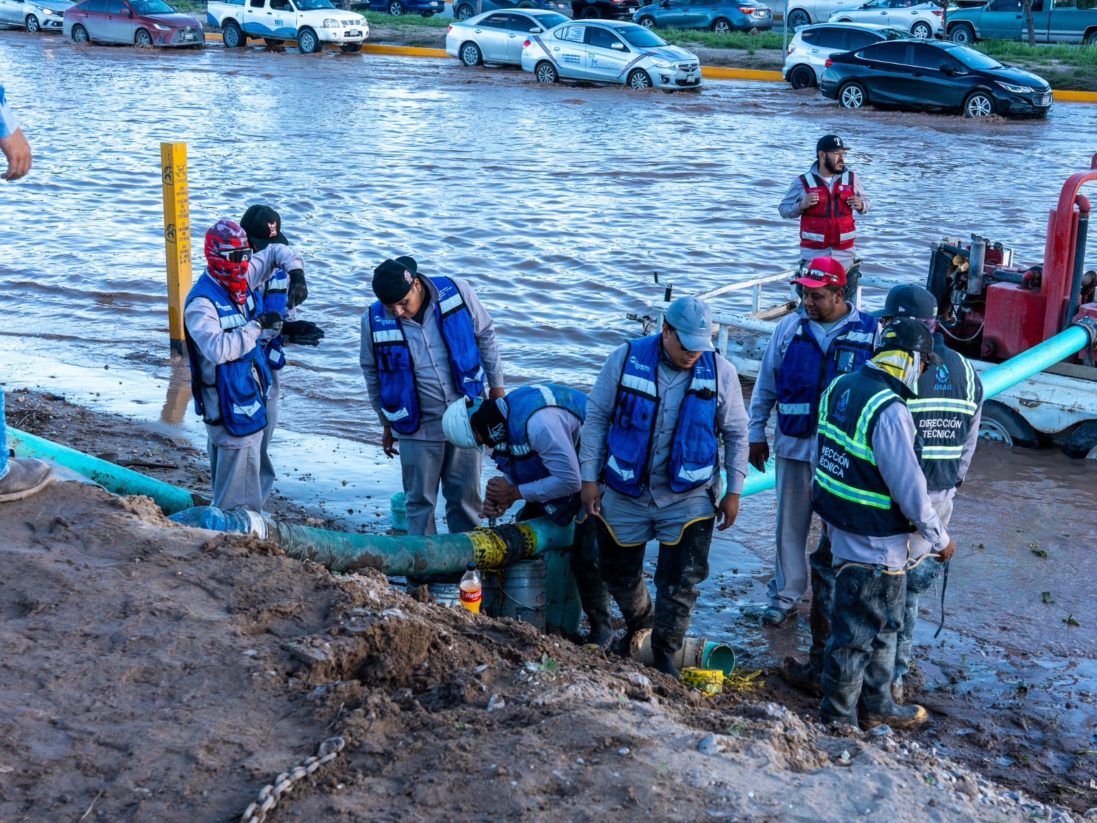 RÍO BRAVO SUBE Y JMAS REFUERZA OPERATIVO PARA PROTEGER&nbsp;VIVIENDAS