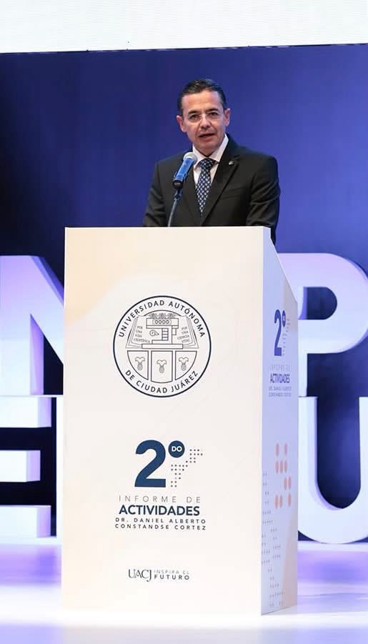 DANIEL CONSTANDSE PRESENTA SU SEGUNDO INFORME CON CIFRAS HISTÓRICAS EN LA&nbsp;UACJ